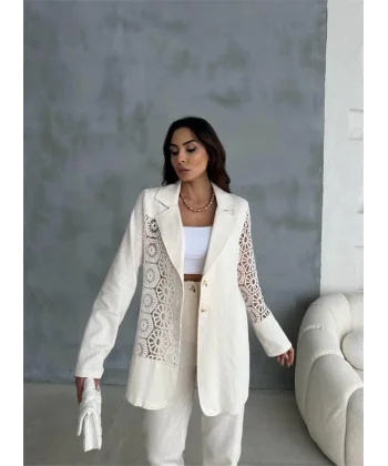 DANTE PARÇAI KETEN CEKET  PANTOON TAKI  Ham