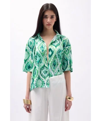 Desenli aten Gömlek