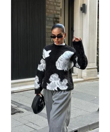 Desenli Şardonlu Kazak 1357