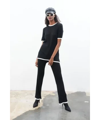 Dex Örme Tshırt Pantolon İkili Takım 9927