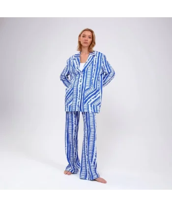 Di̇ji̇tal Baski Çi̇zgi̇li̇ Ceket