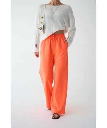 Dokuma Pantolon - Oranj