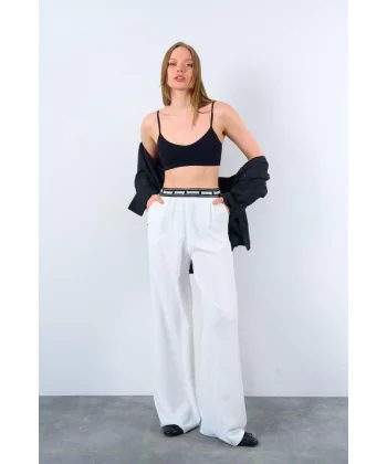 Dubayi Pantolon  Ekru