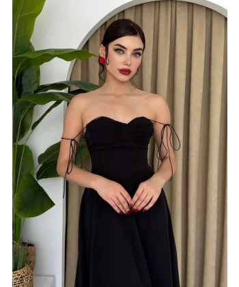 Elia İp Askılı Elbise