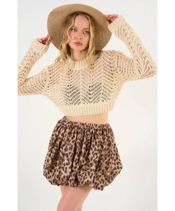 eopar Balon Etek  eopar Açık Kahve