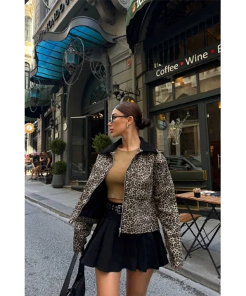 EOPAR DEEN CROP CEKET GABARDİN  eopar