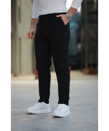 Erkek Beli Bağcıklı Jogger Pantolon