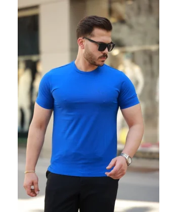 Erkek Bisiklet Yaka Basic Tişört