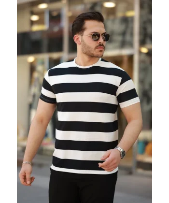 Erkek çift Renk Pamuklu örme Kumaş Kısa Kollu T-shirt