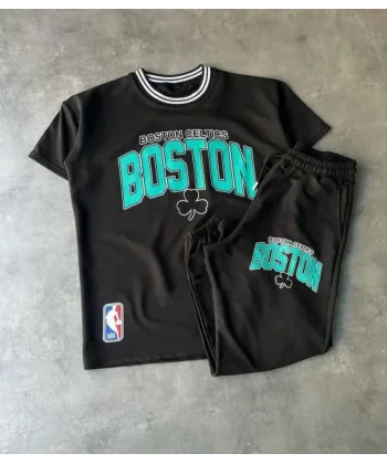 Erkek Dijital Baskılı Alt-Üst Eşofman Takımı - Siyah