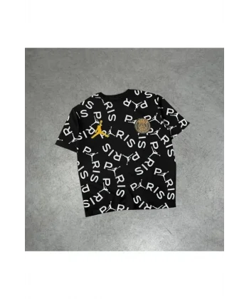 Erkek Dijital Baskılı Oversize T-shirt Siyah