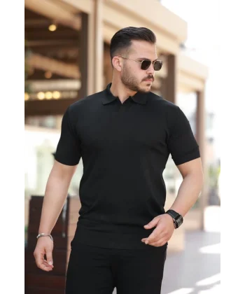 Erkek Hemşire Yaka Kısa Kollu Tişört