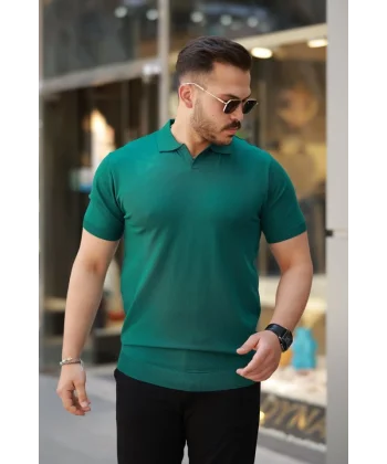 Erkek Hemşire Yaka Kısa Kollu Tişört