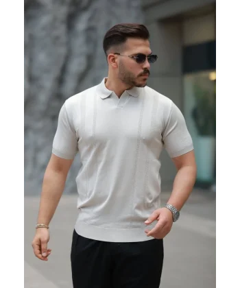 Erkek Hemşire Yaka Kısa Kollu Tişört