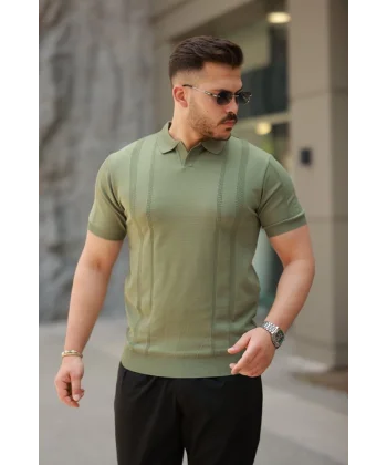 Erkek Hemşire Yaka Kısa Kollu Tişört