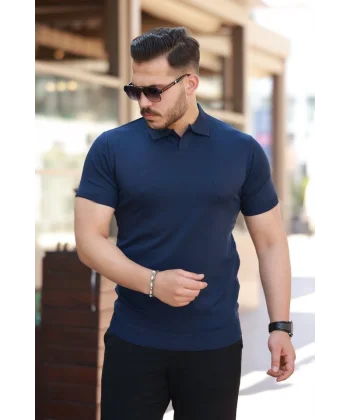 Erkek Hemşire Yaka Kısa Kollu Tişört