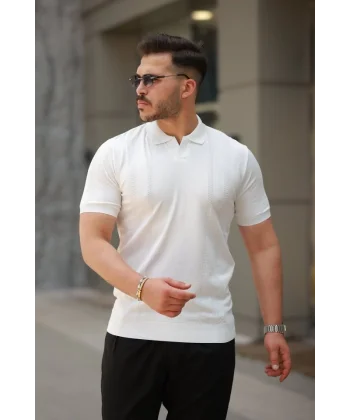 Erkek Hemşire Yaka Kısa Kollu Tişört