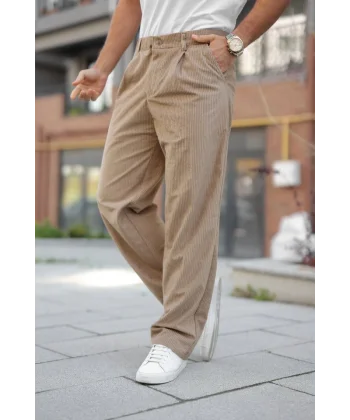 Erkek Kadife Baggy Pantolon