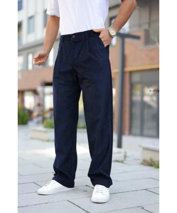 Erkek Kadife Baggy Pantolon