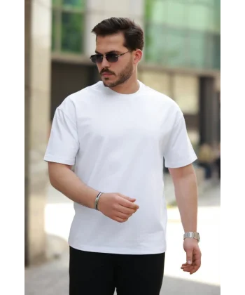 Erkek Kısa Kollu Basic Oversize Tshirt