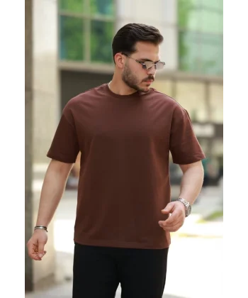 Erkek Kısa Kollu Basic Oversize Tshirt