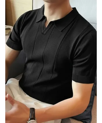 Erkek Kısa Kollu Polo Yakalı Triko Tshirt