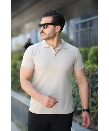 Erkek Kısa Kollu Yakalı Tişört