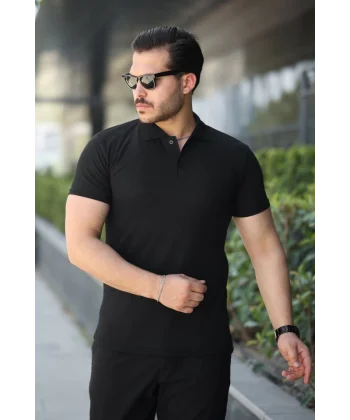 Erkek Kısa Kollu Yakalı Tişört