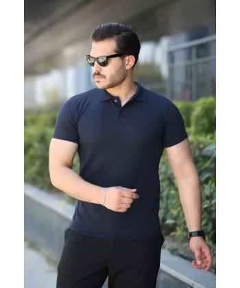 Erkek Kısa Kollu Yakalı Tişört