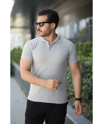 Erkek Kısa Kollu Yakalı Tişört