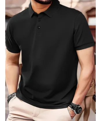 Erkek Kısa Kollu Yakalı Viskon Iki Iplik Erkek Bluz