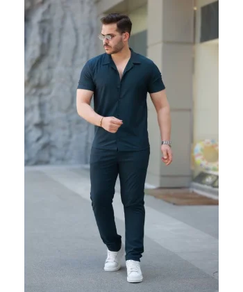 Erkek Ottoman Kumaş Pantolon Gömlek Takım