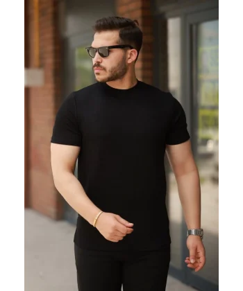 Erkek Oysho Kumaş Basic Kısa Kollu Tişört