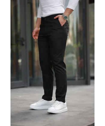 Erkek Rahat Keten Pantolon