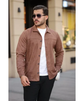 Erkek Süet Ceket Gömlek