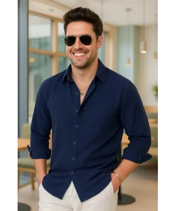 Erkek Uzun Kollu Gömlek