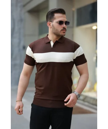 Erkek Yakalı Kısa Kollu Tişört