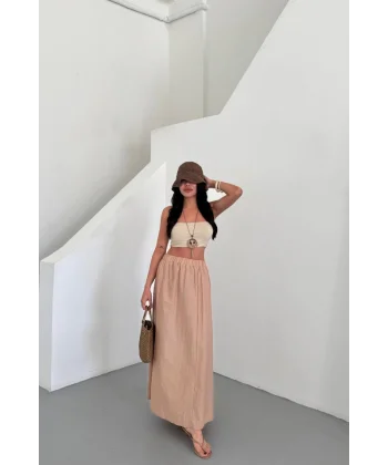 ETEK ŞANEL BOY SOFT KUMAŞ - Bej