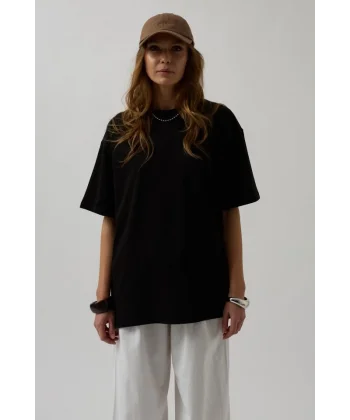 Etek Ucu Baskili Tshirt