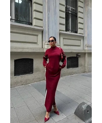 Etekli Spor Çizgili Takım 9991