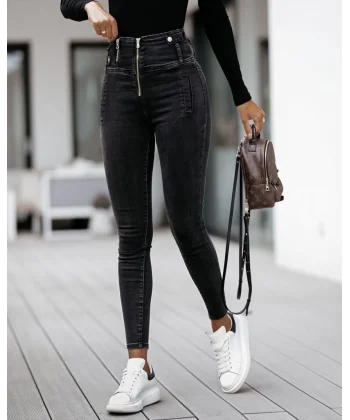 Fermuar Detay Jean Pantolon.95cm