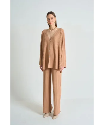 Fitilli  İkili Takım  Camel Kayısı