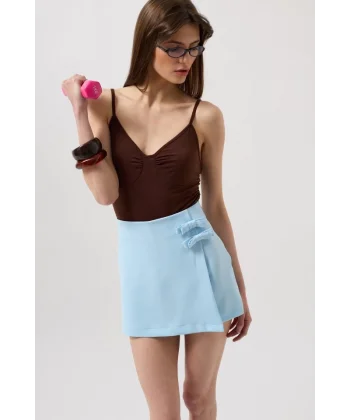 Fiyonk Detay Mini Etek