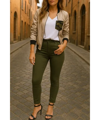 Gabardin Kumaş Yüksek Bel Pantolon 90 Cm 4XLbel40cm