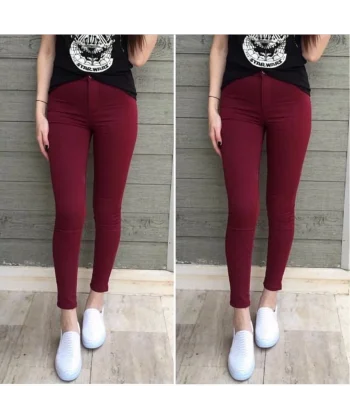 Gabardin Kumaş Yüksek Bel Pantolon 90cm Bel 38cm