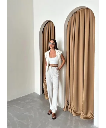 GABARDİN YEEK DANTE DETAYI  Ham