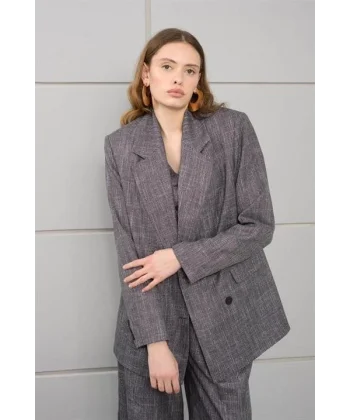 Gaelle Oversize Tuşe Ceket 6100-08