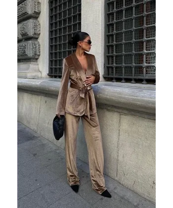 Gaitlin Oversize Kadife Takım 9897