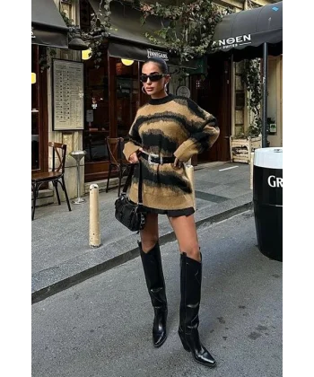 Geçiş Detaylı Şardonlu Kazak 1346