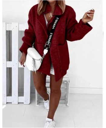 Geniş Cep Tasarımlı Hırka